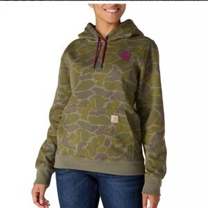 Carhartt Camouflage Iconic Clarksburg Logo Hoodie